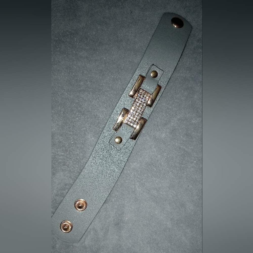 New Grey & Gold Bracelet